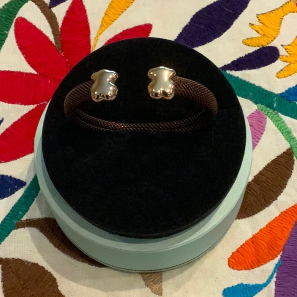 Tous Bear 18K Rose Gold Cuff